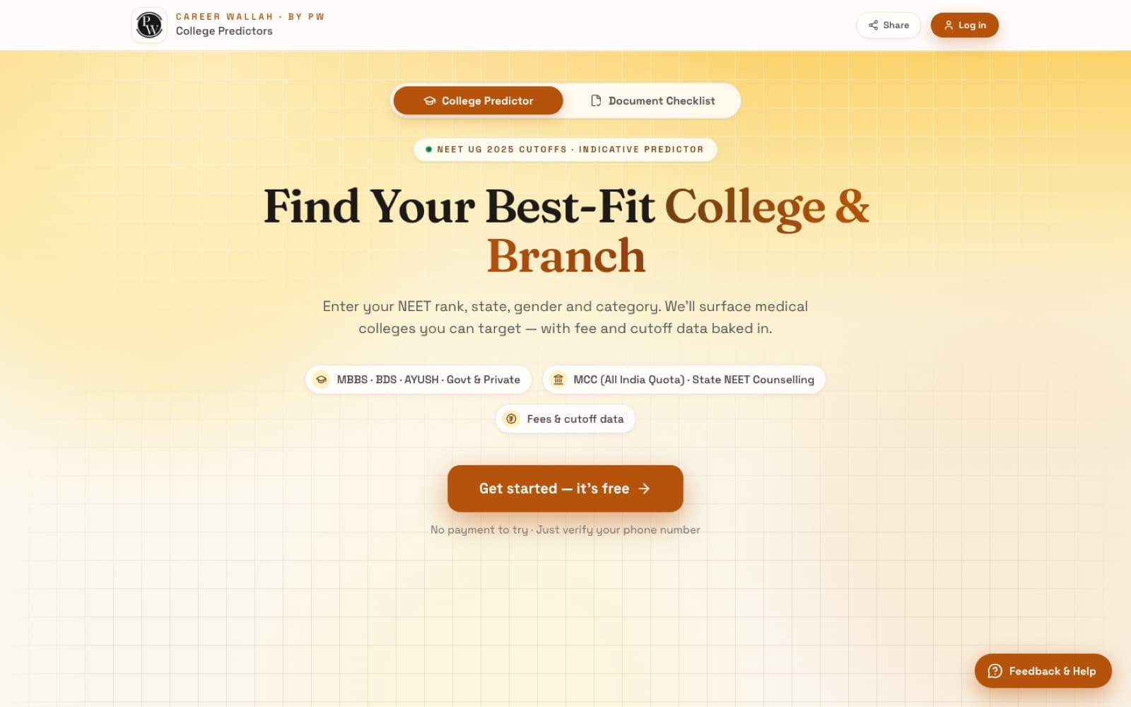 NEET college predictor